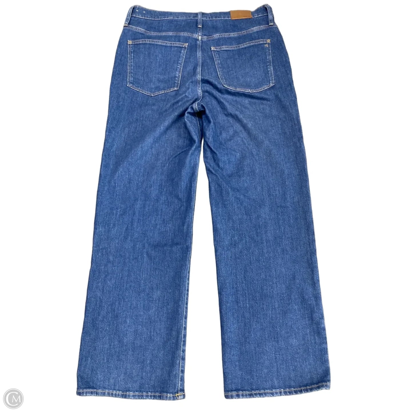 Jeans Wide Leg By Madewell In Blue Denim, Size: 14