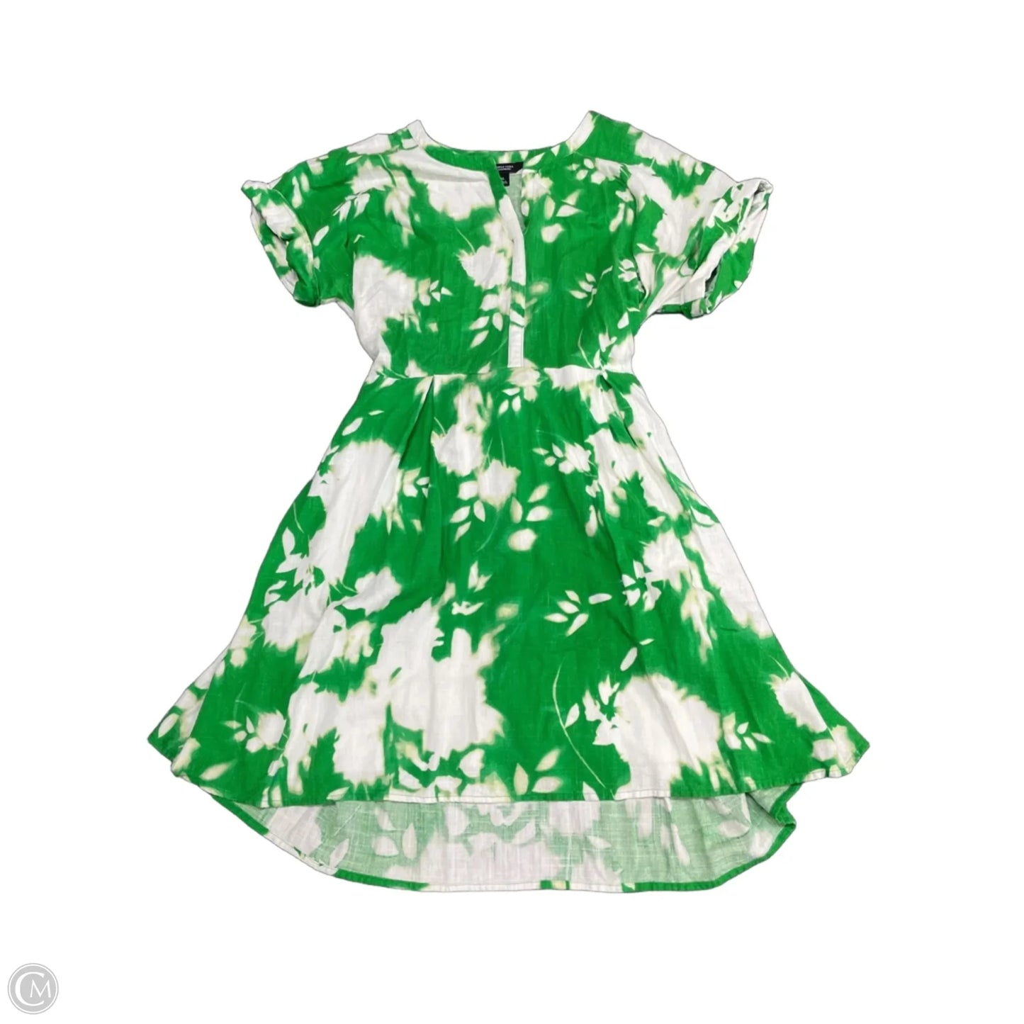 Dress Casual Short By Simply Vera In Green, Size: Xl