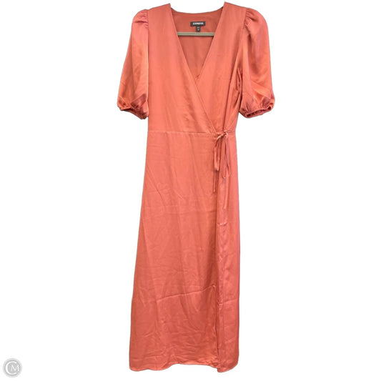 Dress Casual Midi By Express In Pink, Size: S