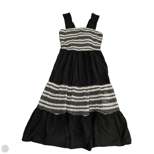 Dress Casual Midi By Draper James In Black & White, Size: S