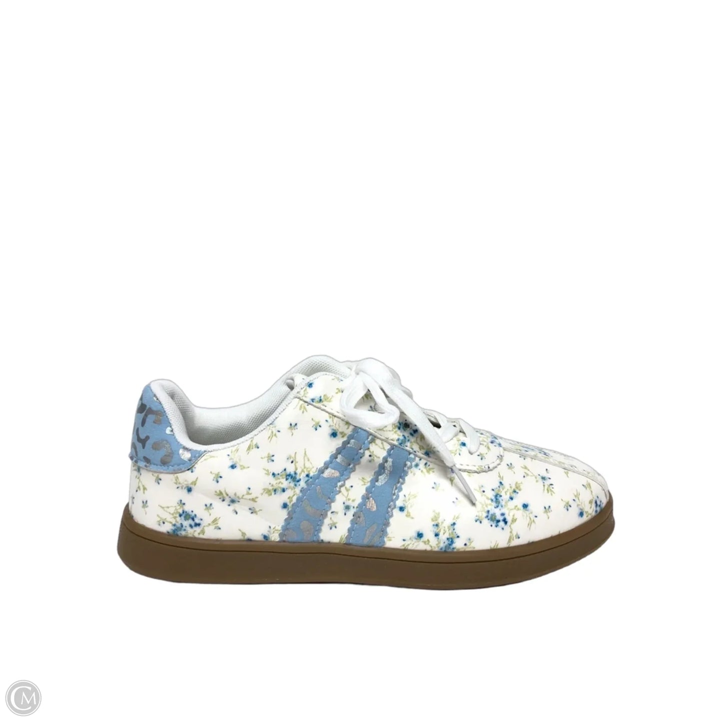Shoes Sneakers By Cmf In Blue & White, Size: 8.5
