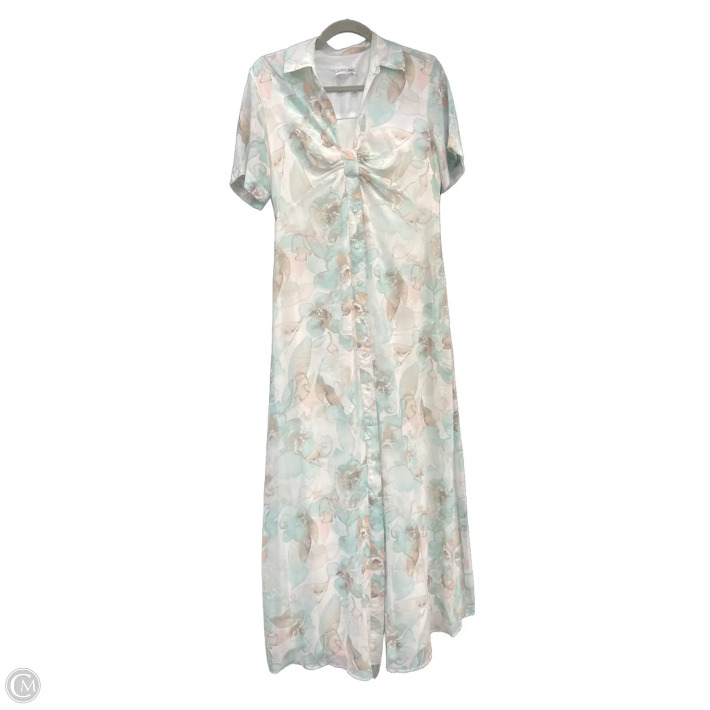 Dress Casual Maxi By Calvin Klein In Floral Print, Size: S