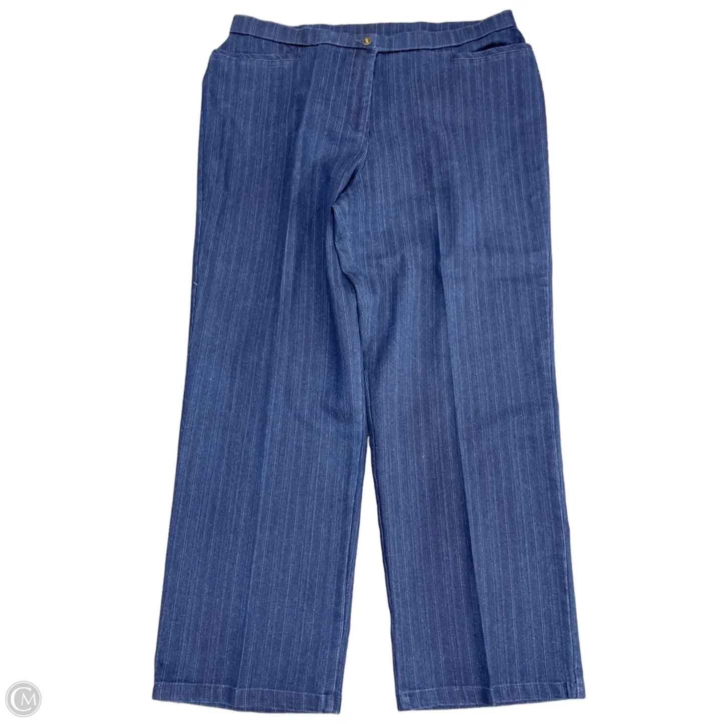 Pants Set 2pc By Allison Daley In Blue Denim, Size: 16