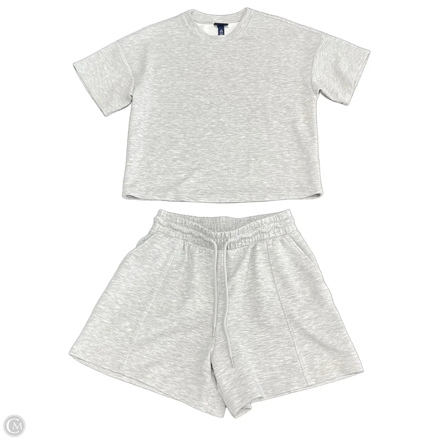 Shorts Set By Scoop In Grey, Size: Xs