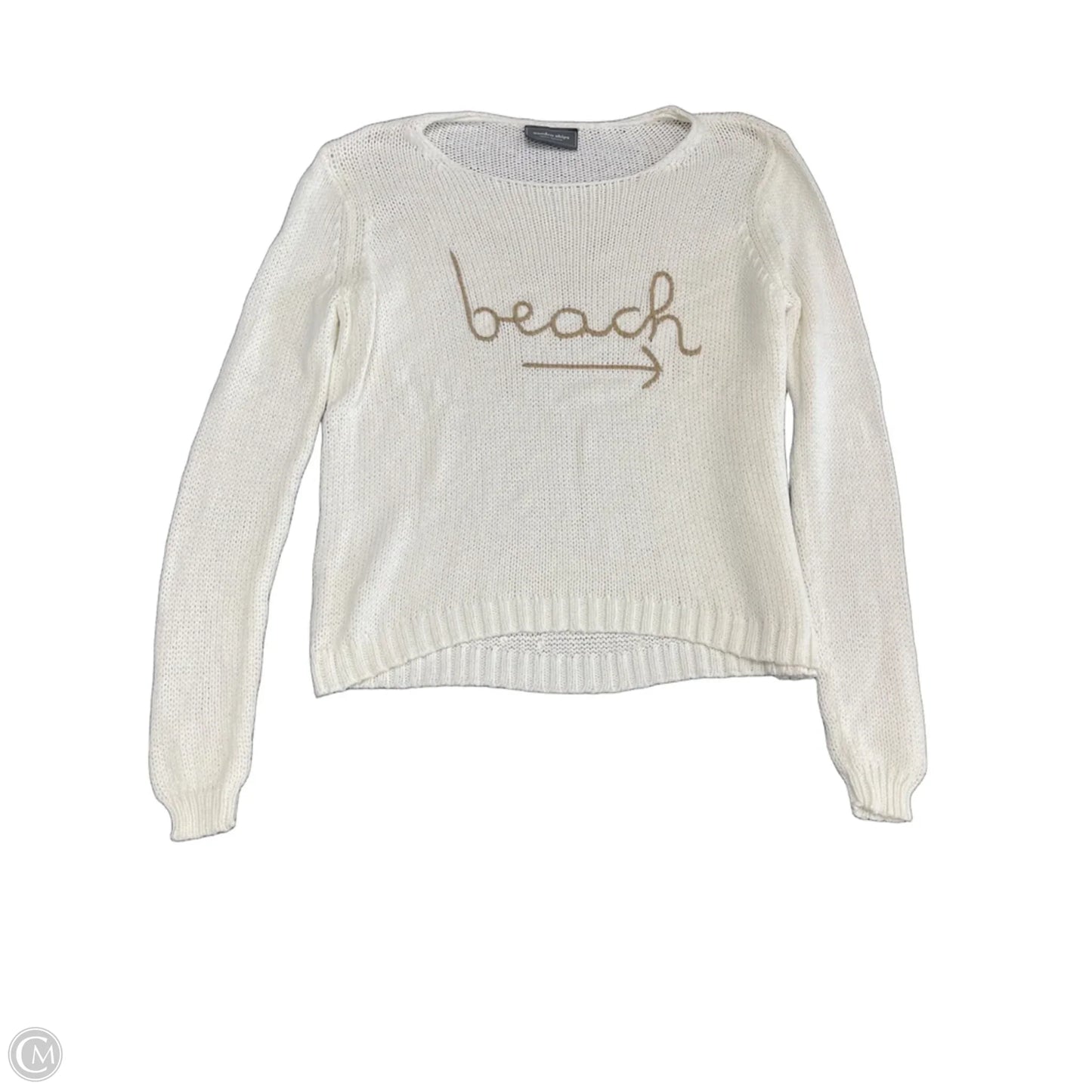 Sweater By Wooden Ships In Beige, Size: S