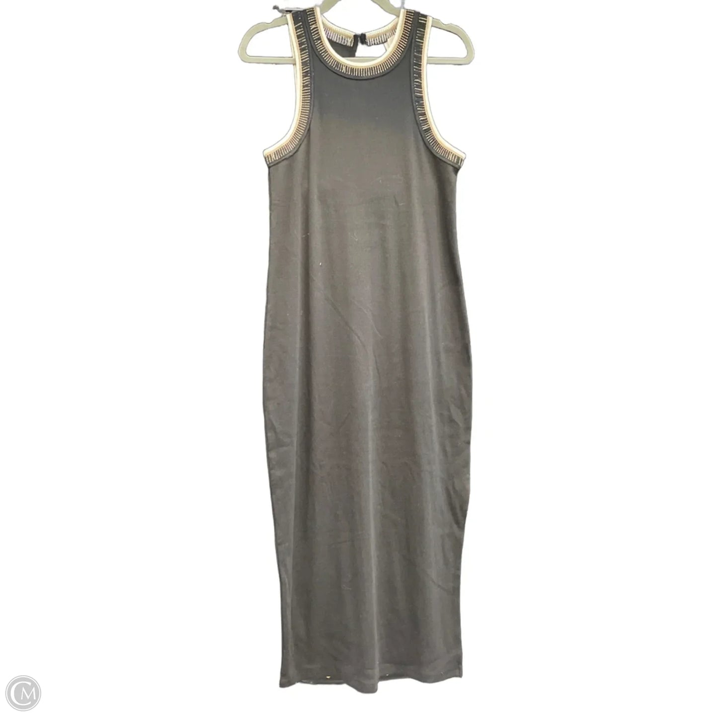 Dress Casual Midi By Loft In Black, Size: M