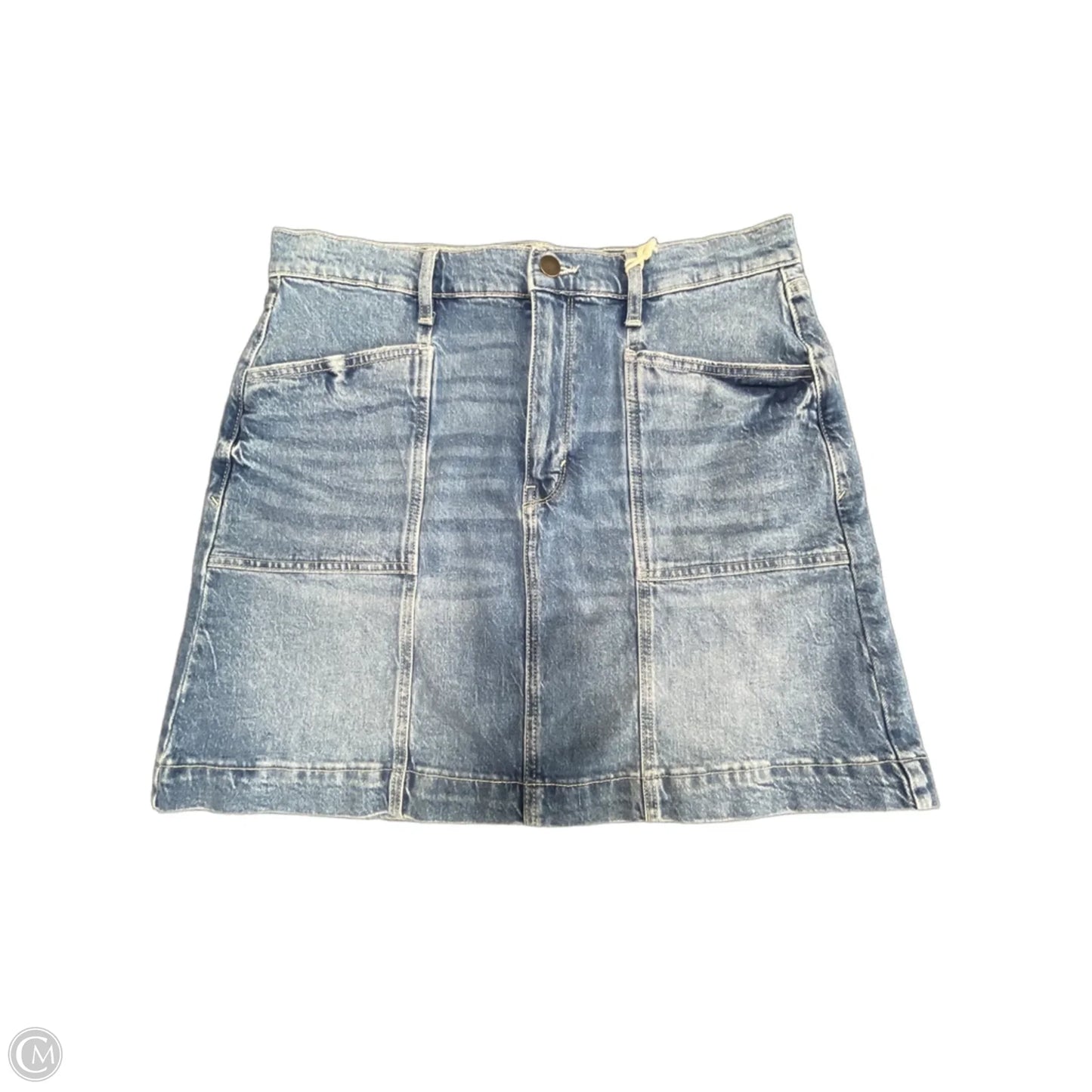 Skirt Mini & Short By Ana In Blue Denim, Size: 14