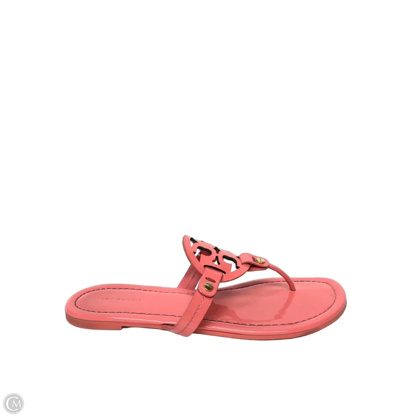 Sandals Designer By Tory Burch In Coral, Size: 8.5