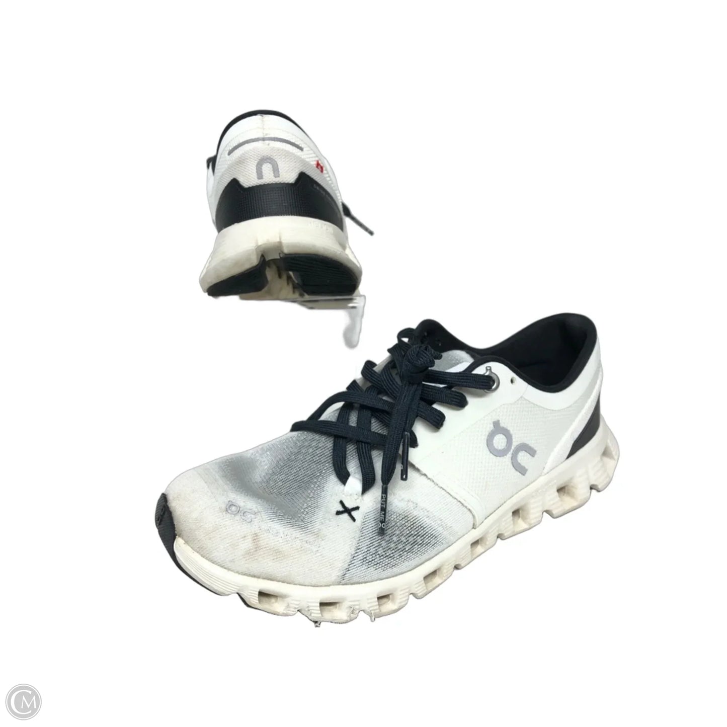 Shoes Athletic By On In Black & White, Size: 6.5