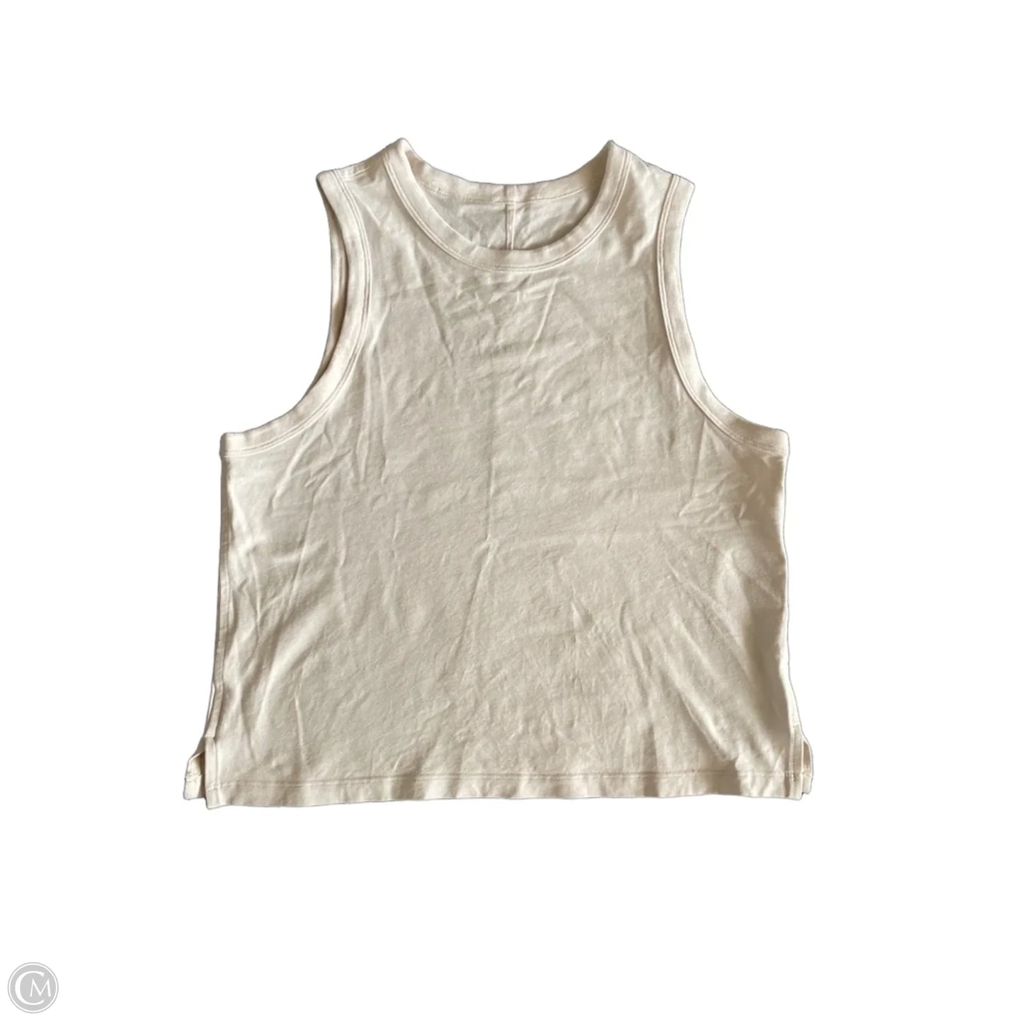 Athletic Tank Top By Lululemon In Beige, Size: S