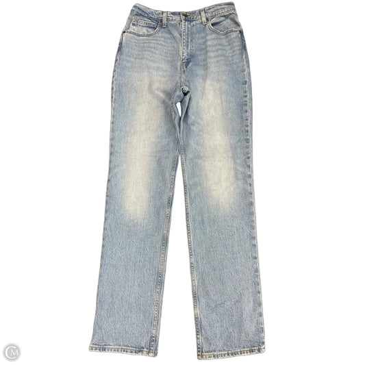Jeans Straight By Levis In Blue Denim, Size: 8
