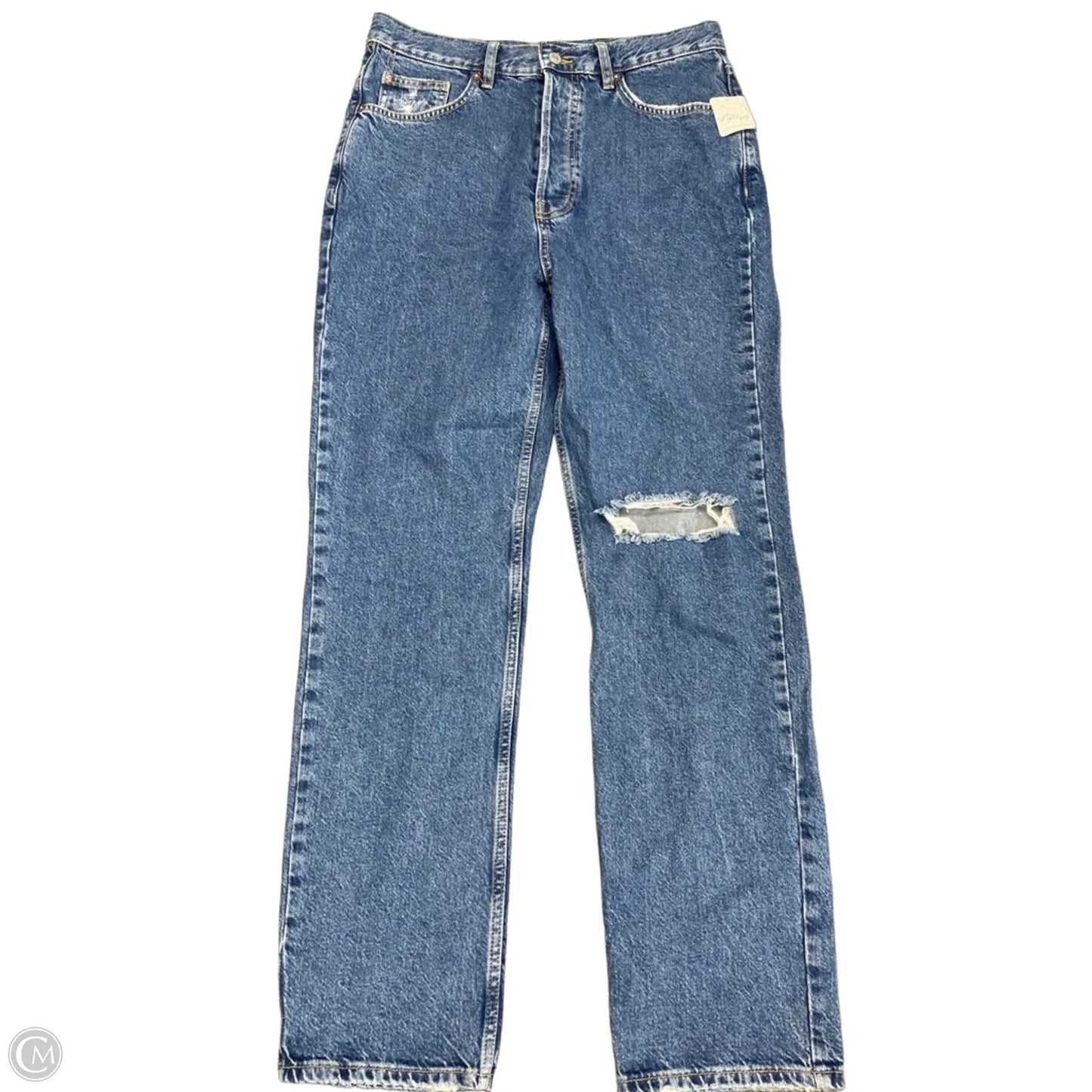 Jeans Straight By We The Free In Blue Denim, Size: 10