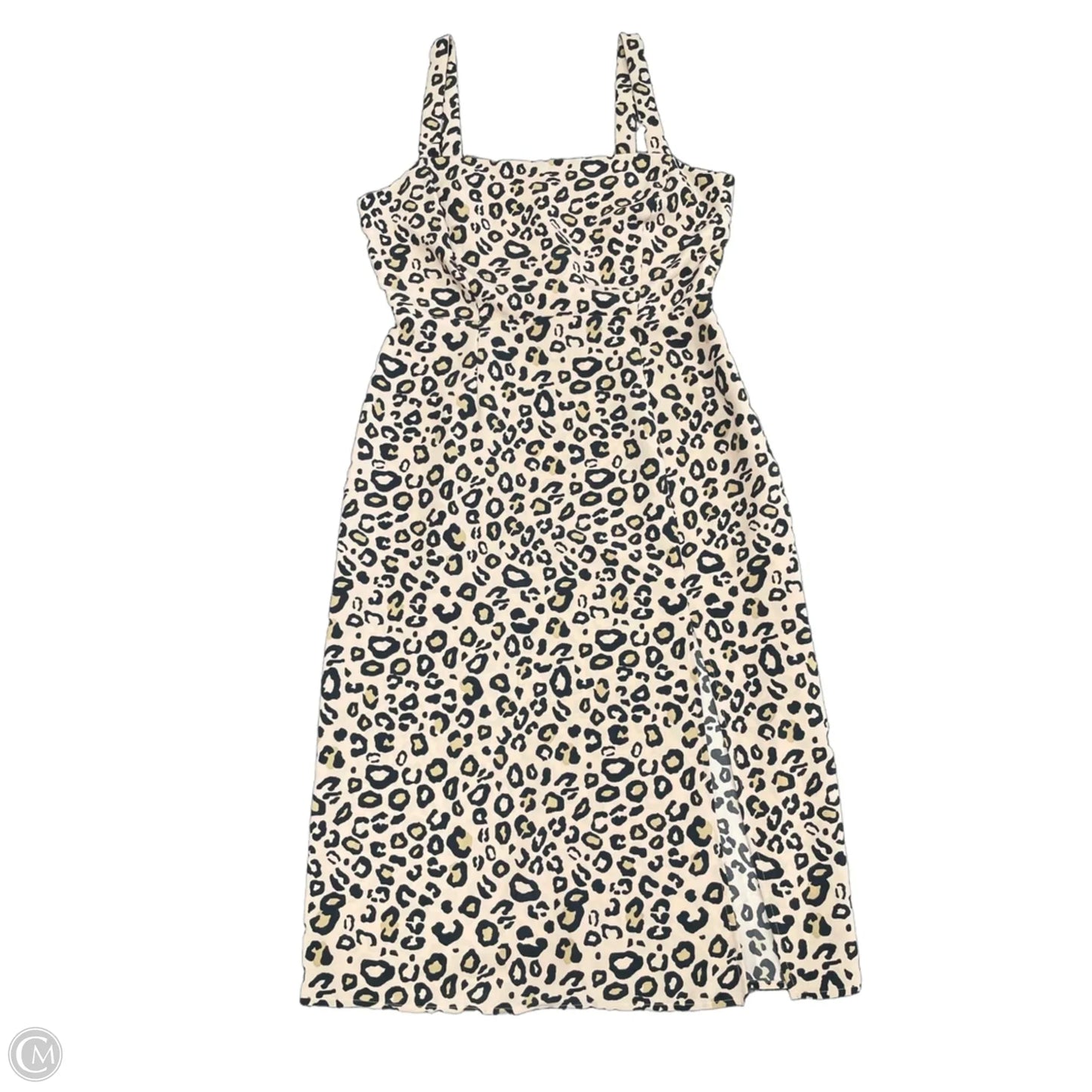 Dress Casual Midi By Sanctuary In Leopard Print, Size: 8