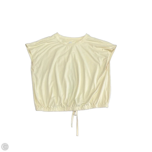 Athletic Top Short Sleeve By Clothes Mentor In Yellow, Size: Medium