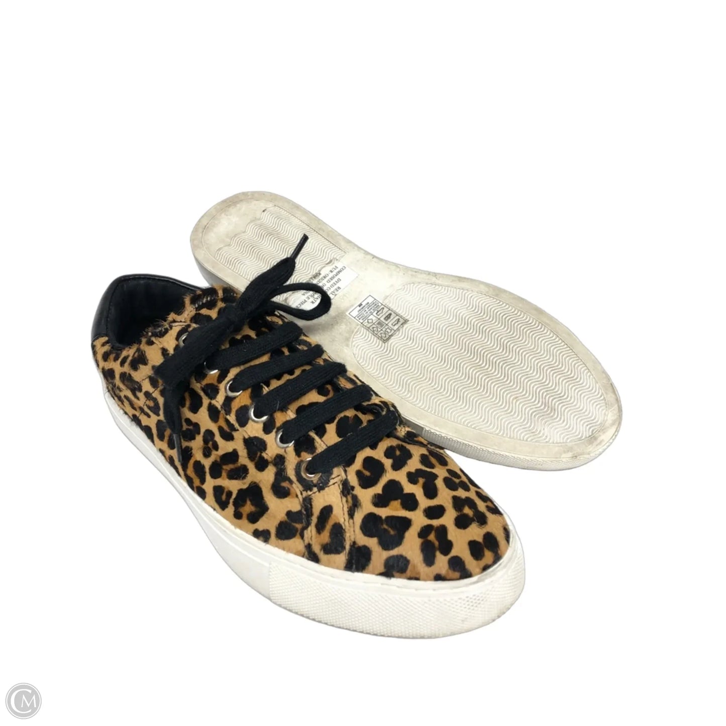 Shoes Sneakers By Chicos In Leopard Print, Size: 8