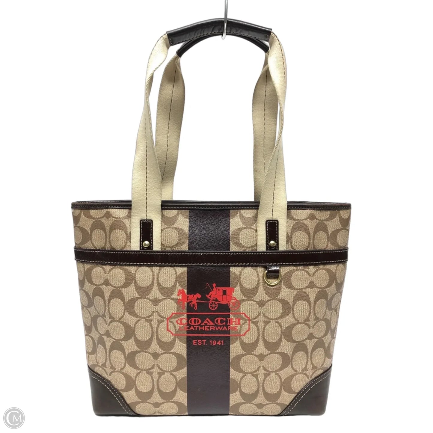 Tote Designer By Coach, Size: Medium