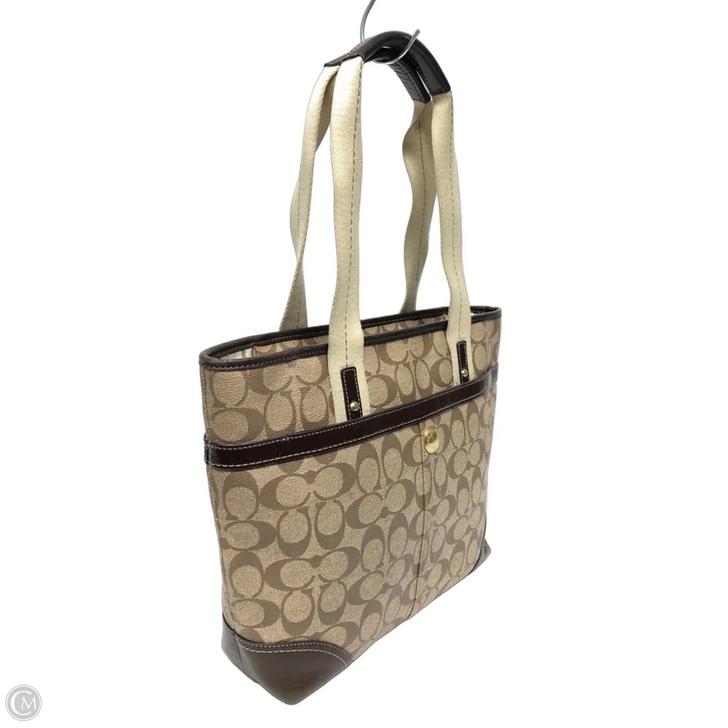 Tote Designer By Coach, Size: Medium