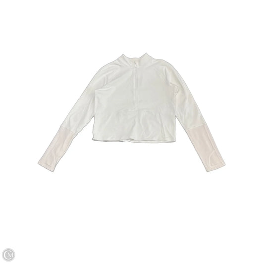 Athletic Jacket By Lululemon In Ivory, Size: 8