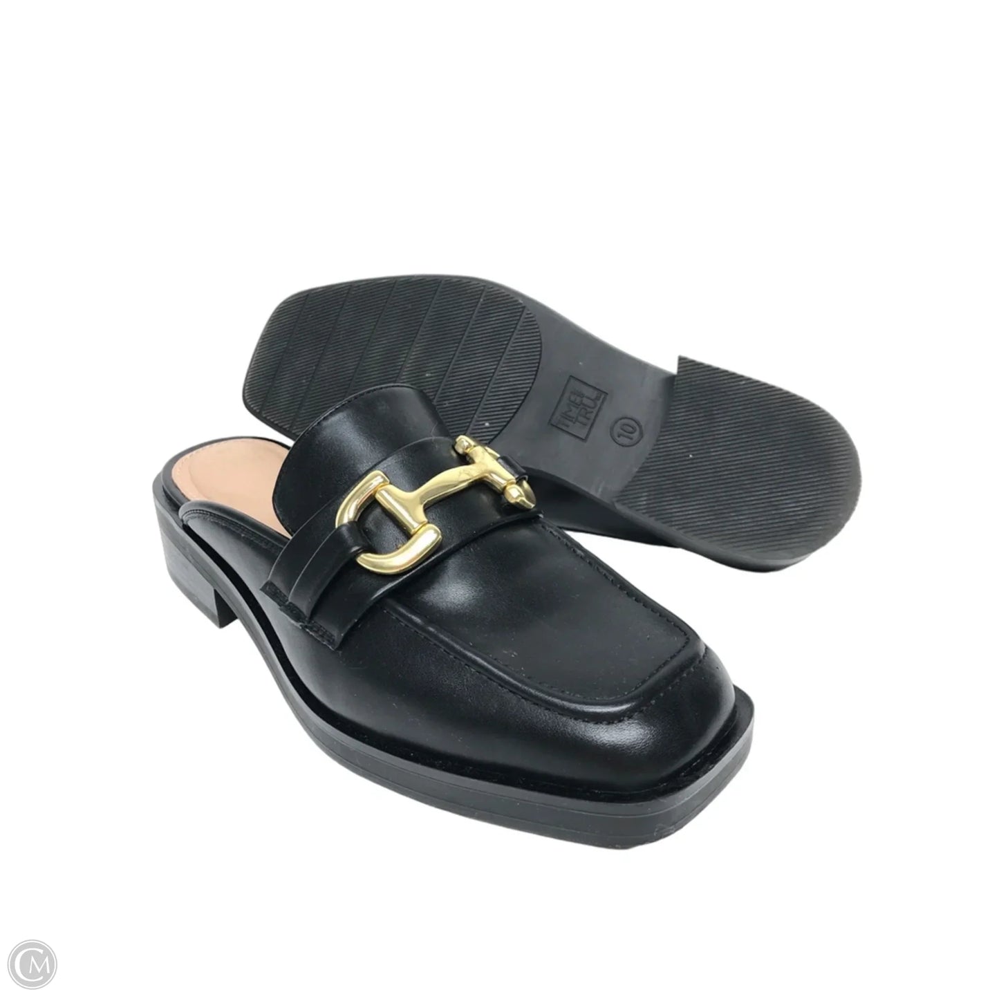 Shoes Flats By Time And Tru In Black, Size: 10