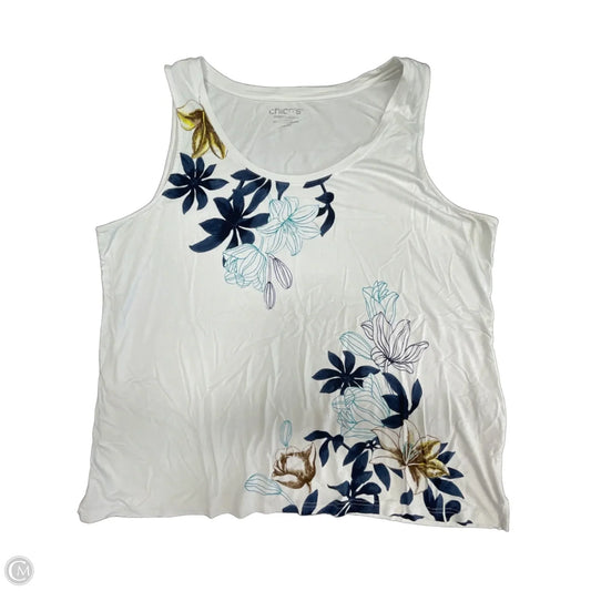 Tank Top By Chicos In Floral Print, Size: Xxl