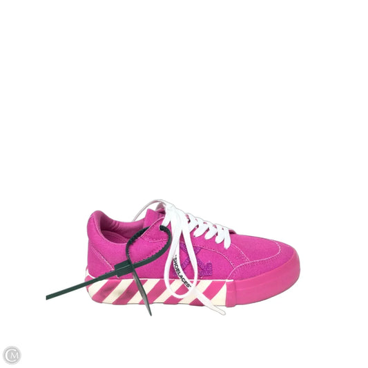 Shoes Luxury Designer By Off-white In Pink, Size: 7.5