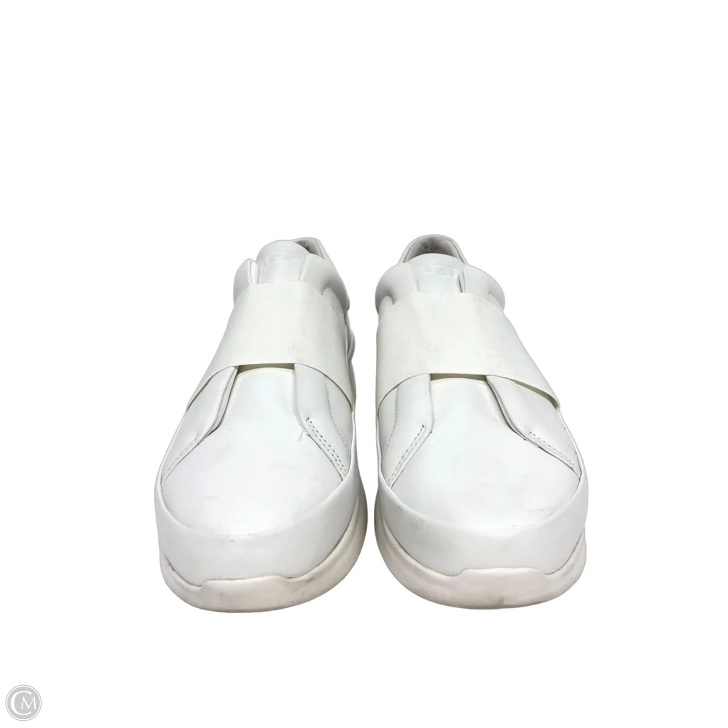 Shoes Sneakers By Ugg In White, Size: 9.5