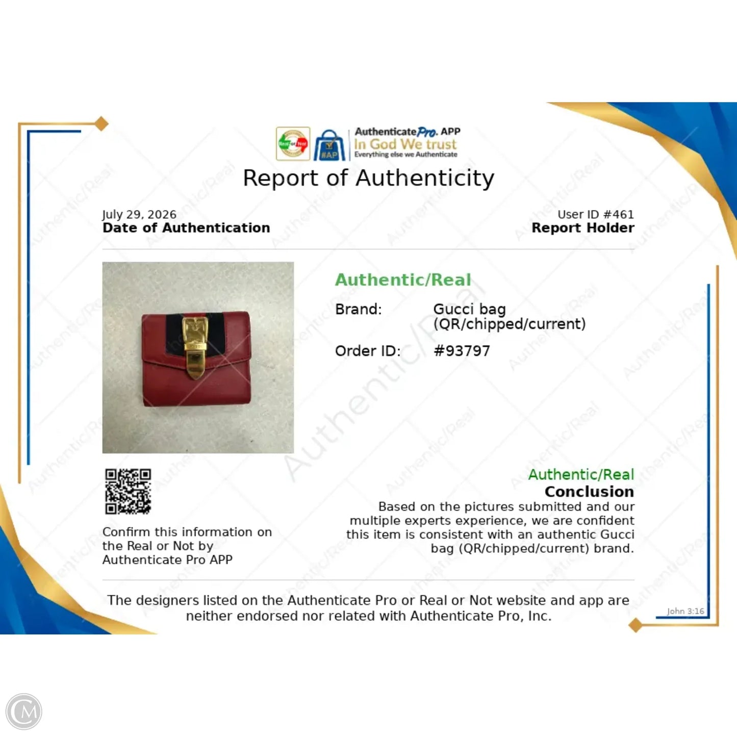 Wallet Luxury Designer By Gucci