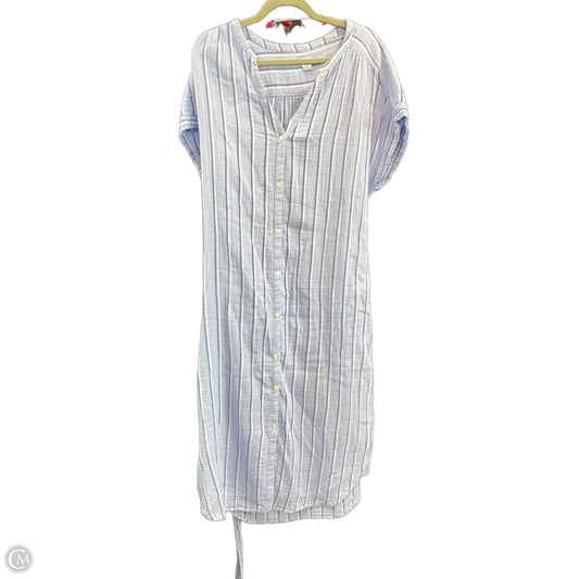 Dress Casual Midi By Gap In Blue, Size: Xxl