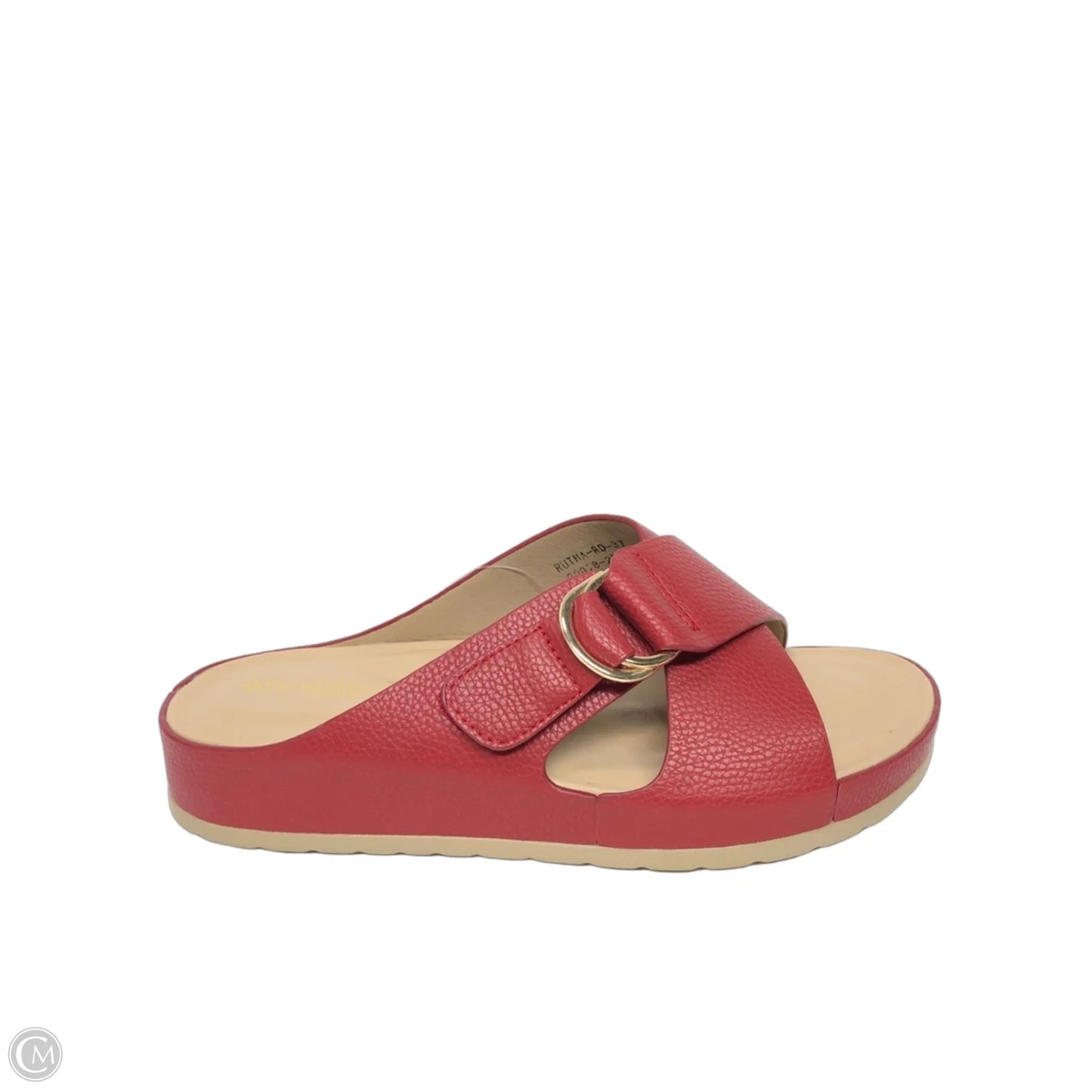 Sandals Flats By Spring Step In Red, Size: 7