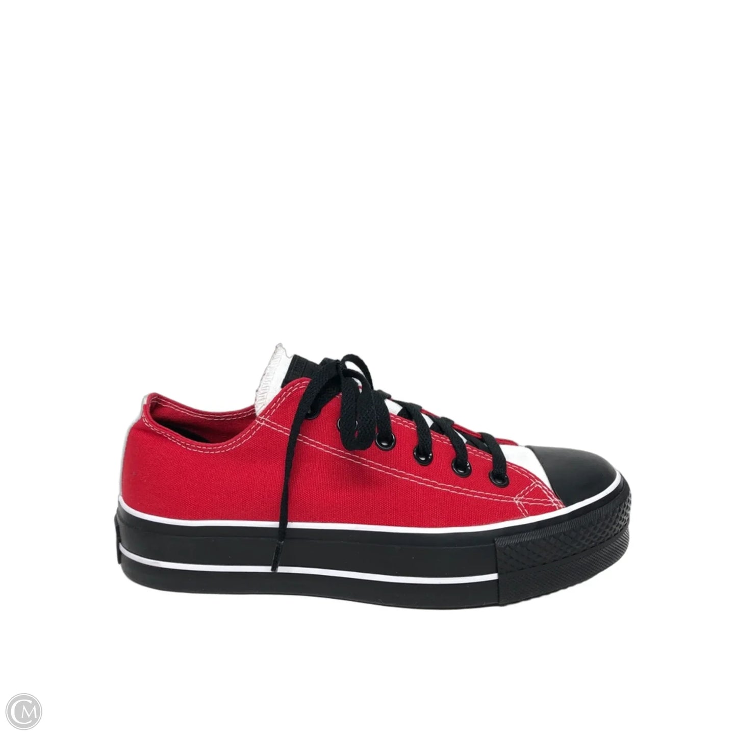 Shoes Sneakers By Converse In Black & Red, Size: 9.5