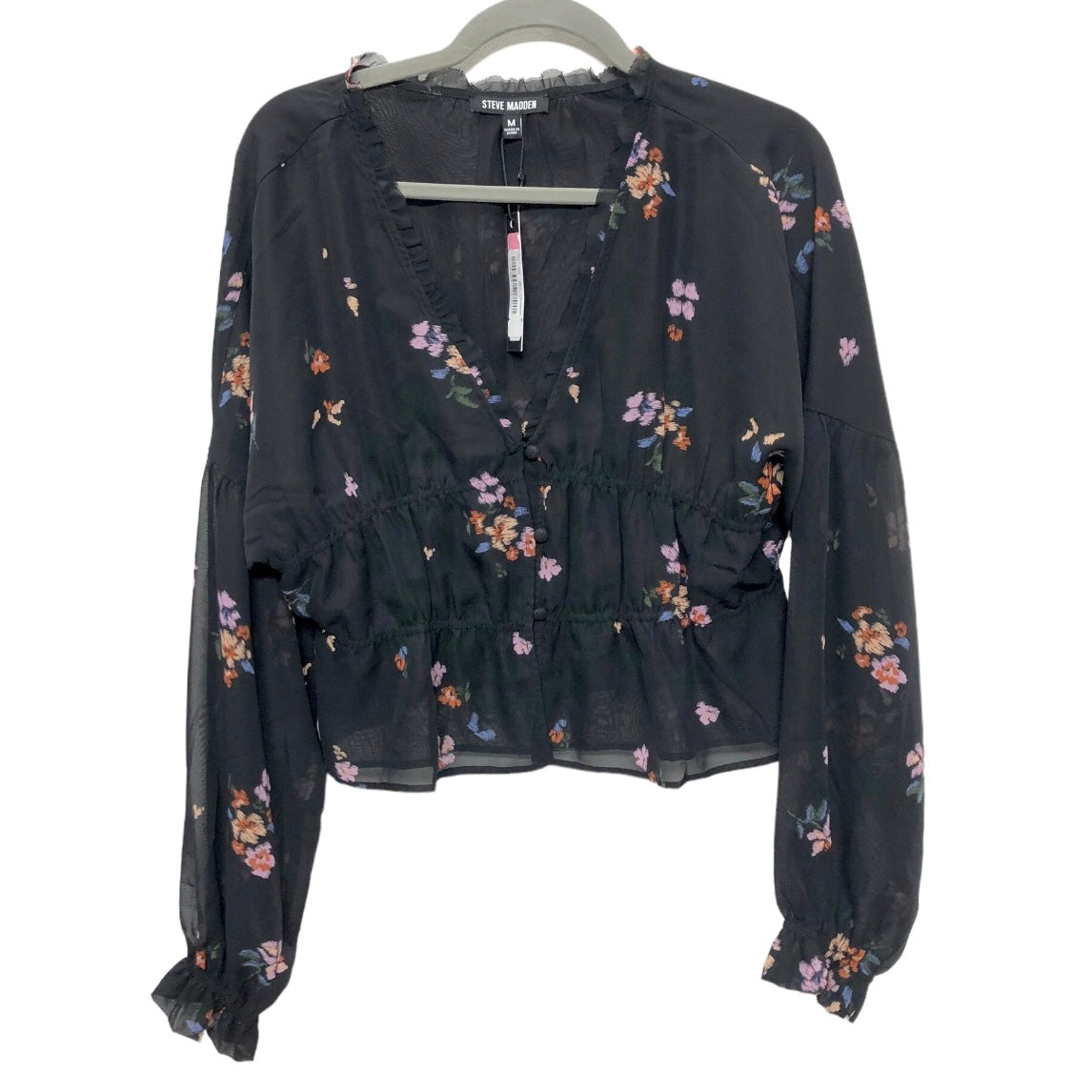 Blouse Long Sleeve By Steve Madden  Size: M