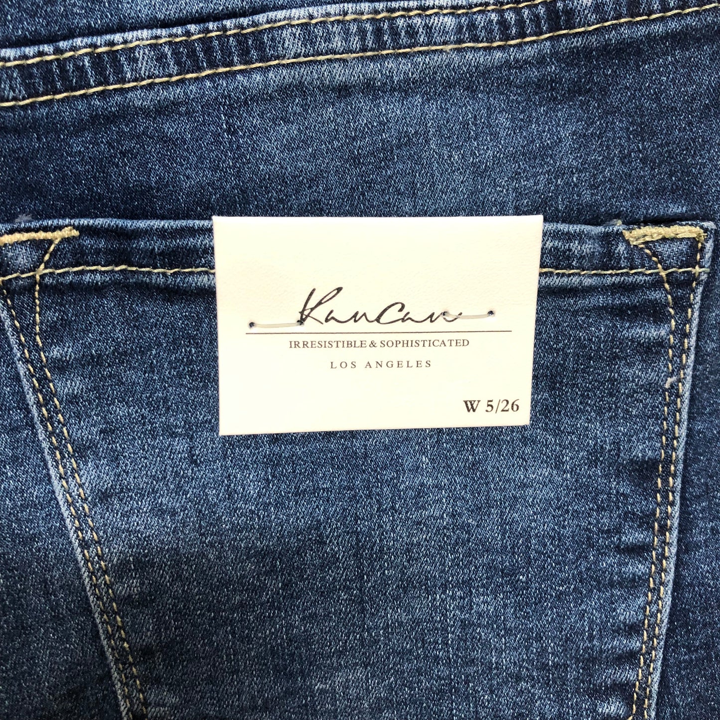 Blue Denim Shorts Kancan, Size 2