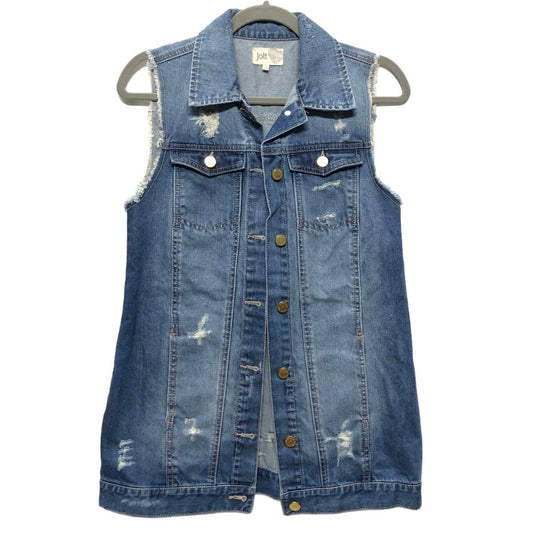 Blue Denim Vest Other Jolt, Size Xs