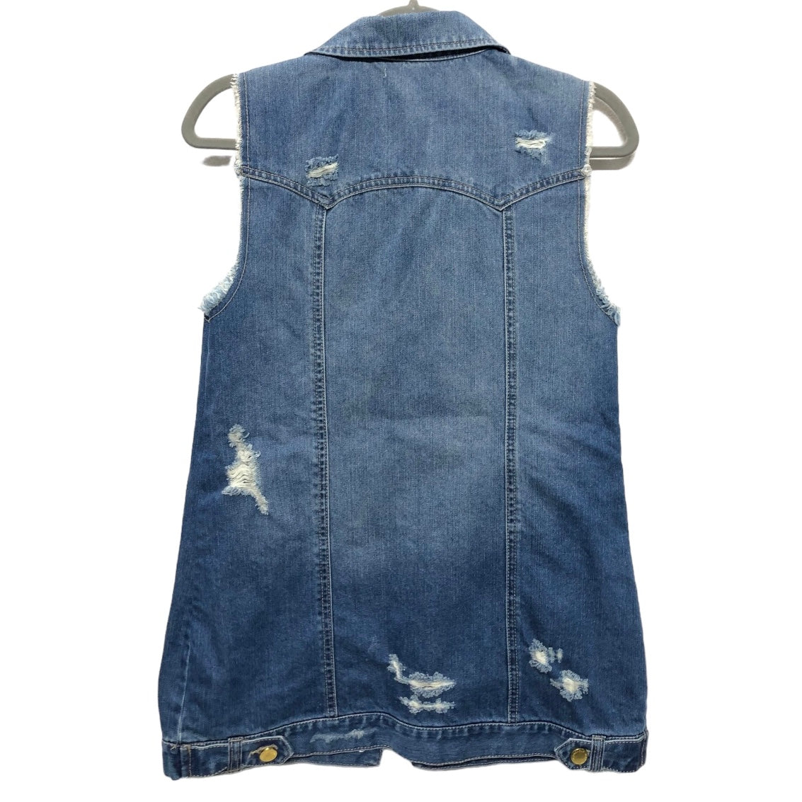 Blue Denim Vest Other Jolt, Size Xs