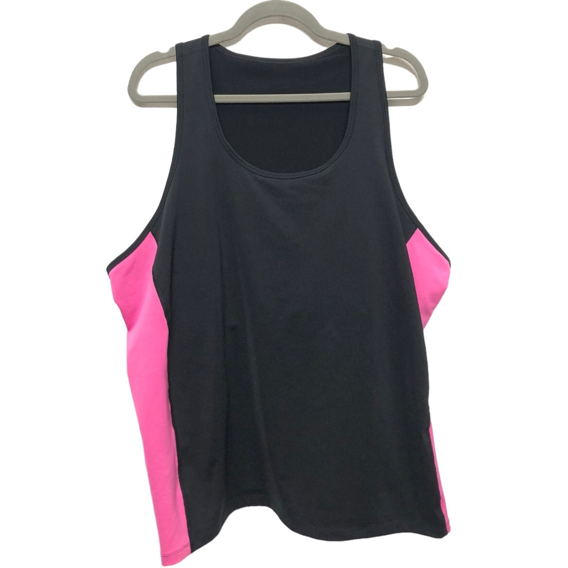 Black & Pink Athletic Tank Top Lauren By Ralph Lauren, Size 3x