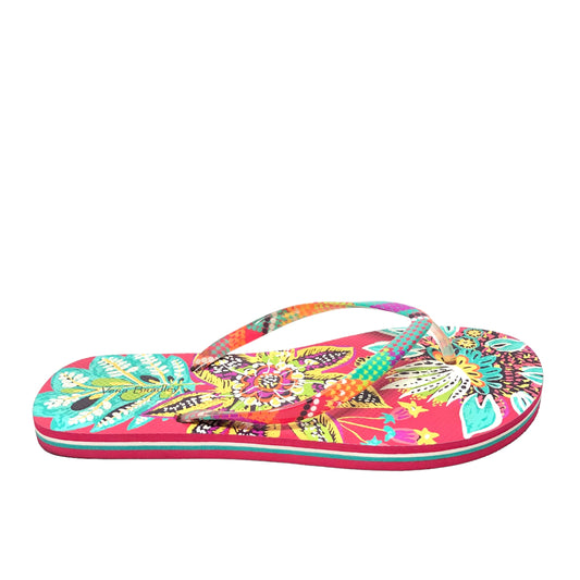 Multi-colored Sandals Flip Flops Vera Bradley, Size 9.5