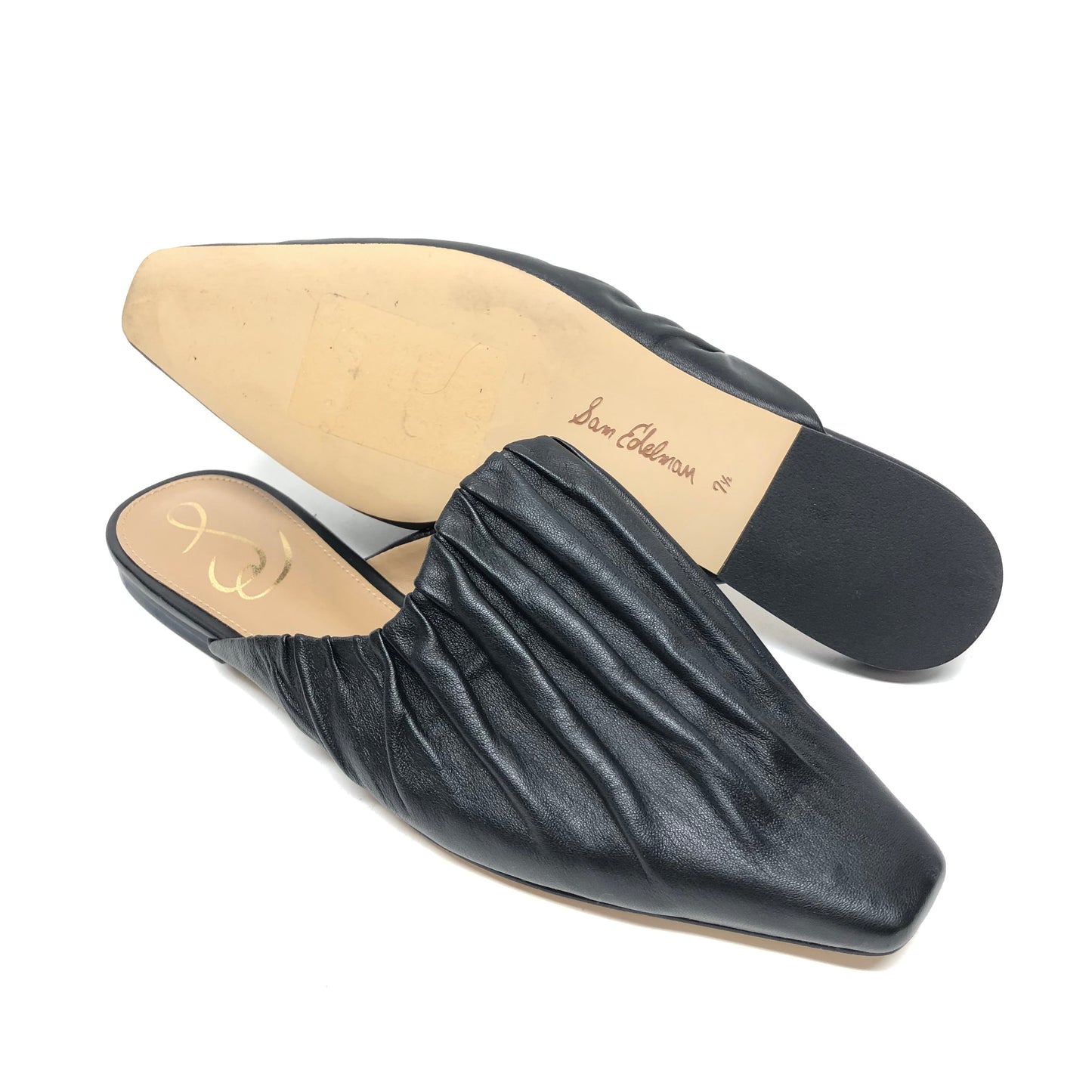 Black Shoes Flats Sam Edelman, Size 7.5