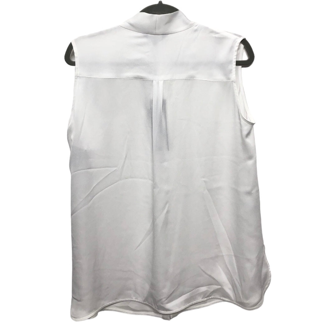 White Blouse Sleeveless Misook, Size M