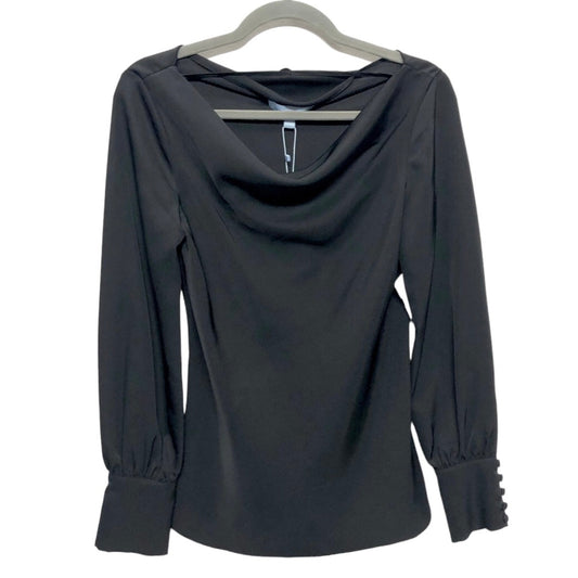 Black Blouse Long Sleeve Antonio Melani, Size Xs