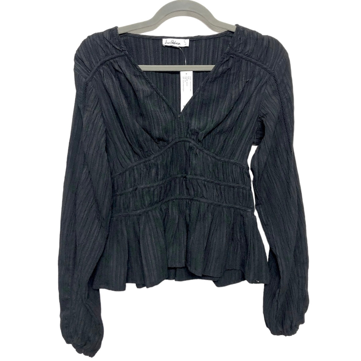 Black Blouse Long Sleeve Sam Edelman, Size Xs