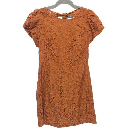 Orange Dress Casual Short Free People, Size M