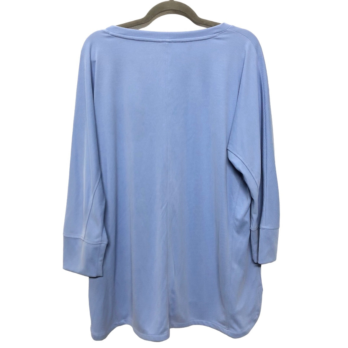 Blue Top 3/4 Sleeve Chicos, Size Xl