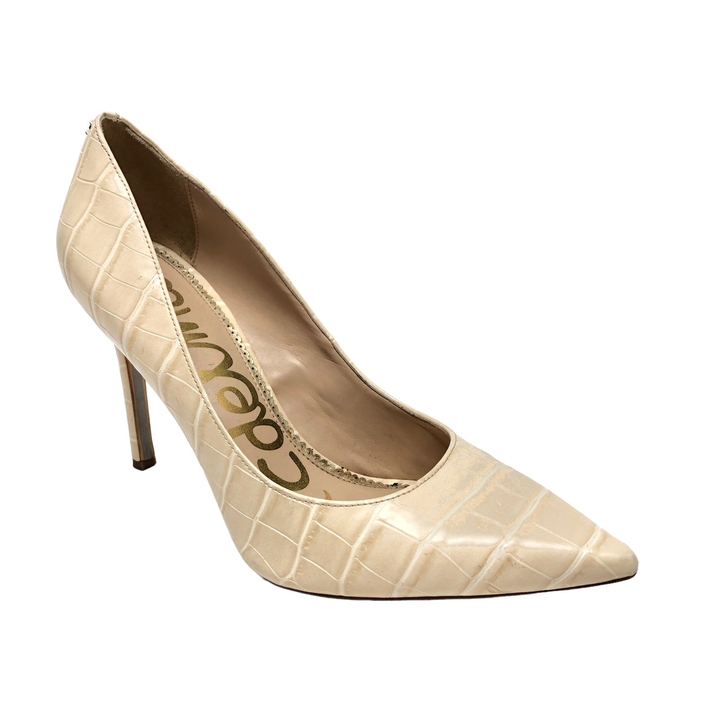 Beige Shoes Heels Stiletto Sam Edelman, Size 10