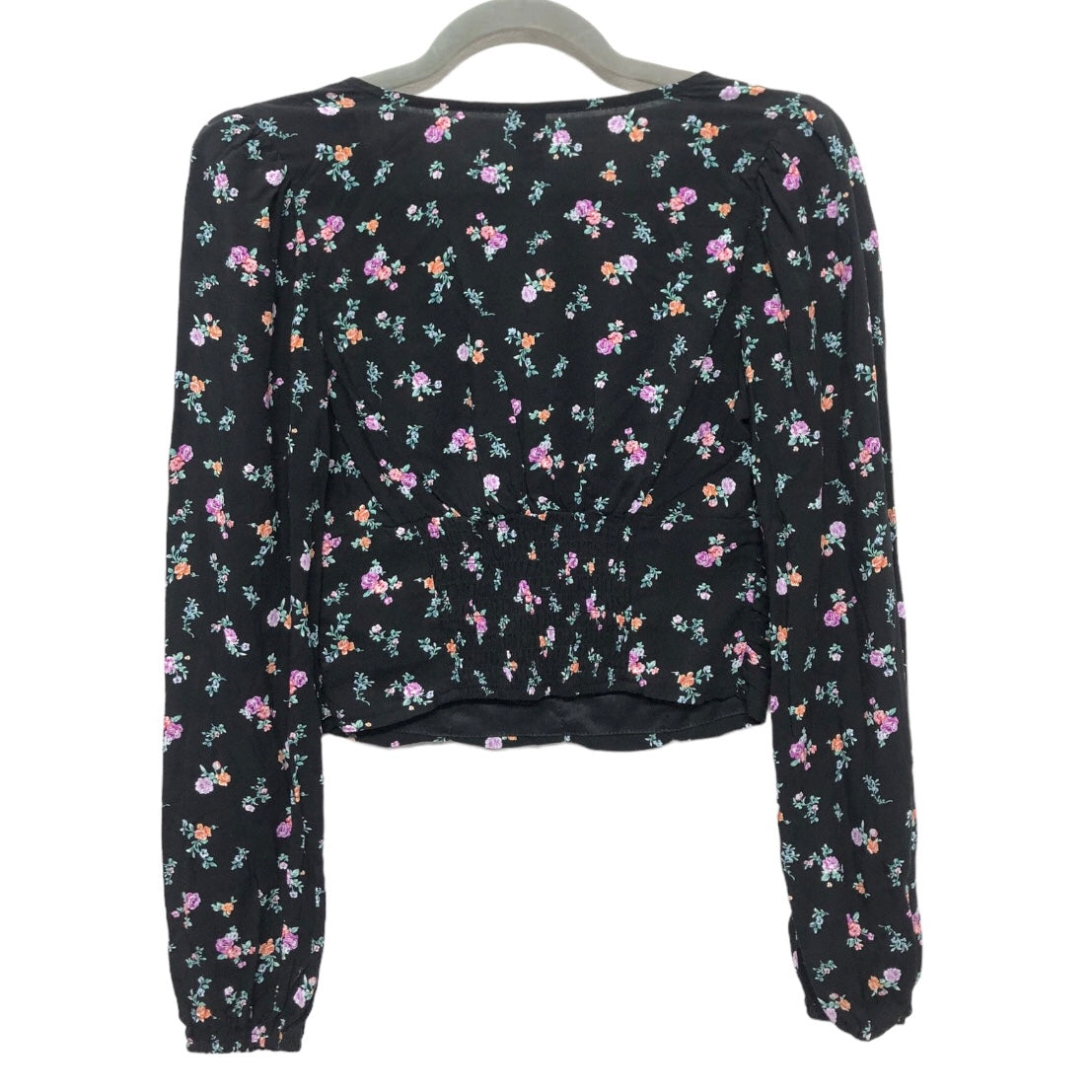 Black Blouse Long Sleeve Wild Fable, Size S