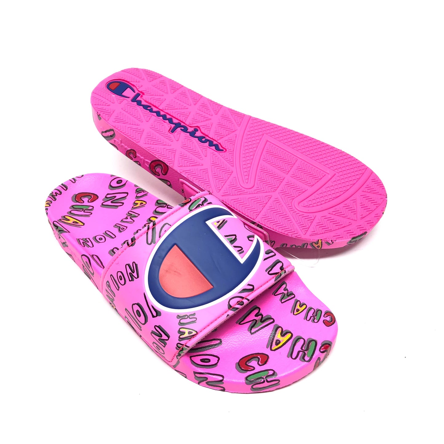 Pink Sandals Sport Champion, Size 7.5