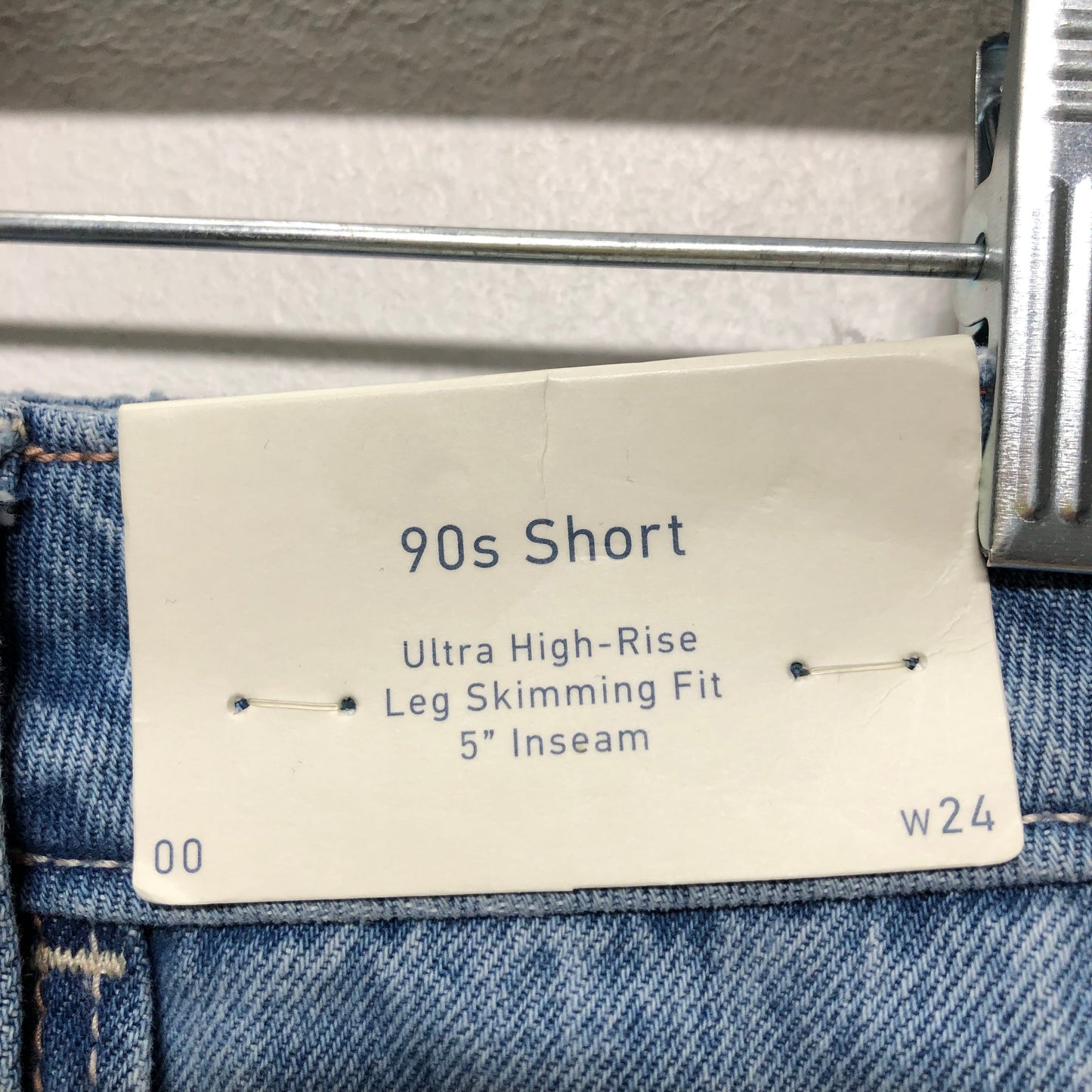 Blue Denim Shorts Hollister, Size 0