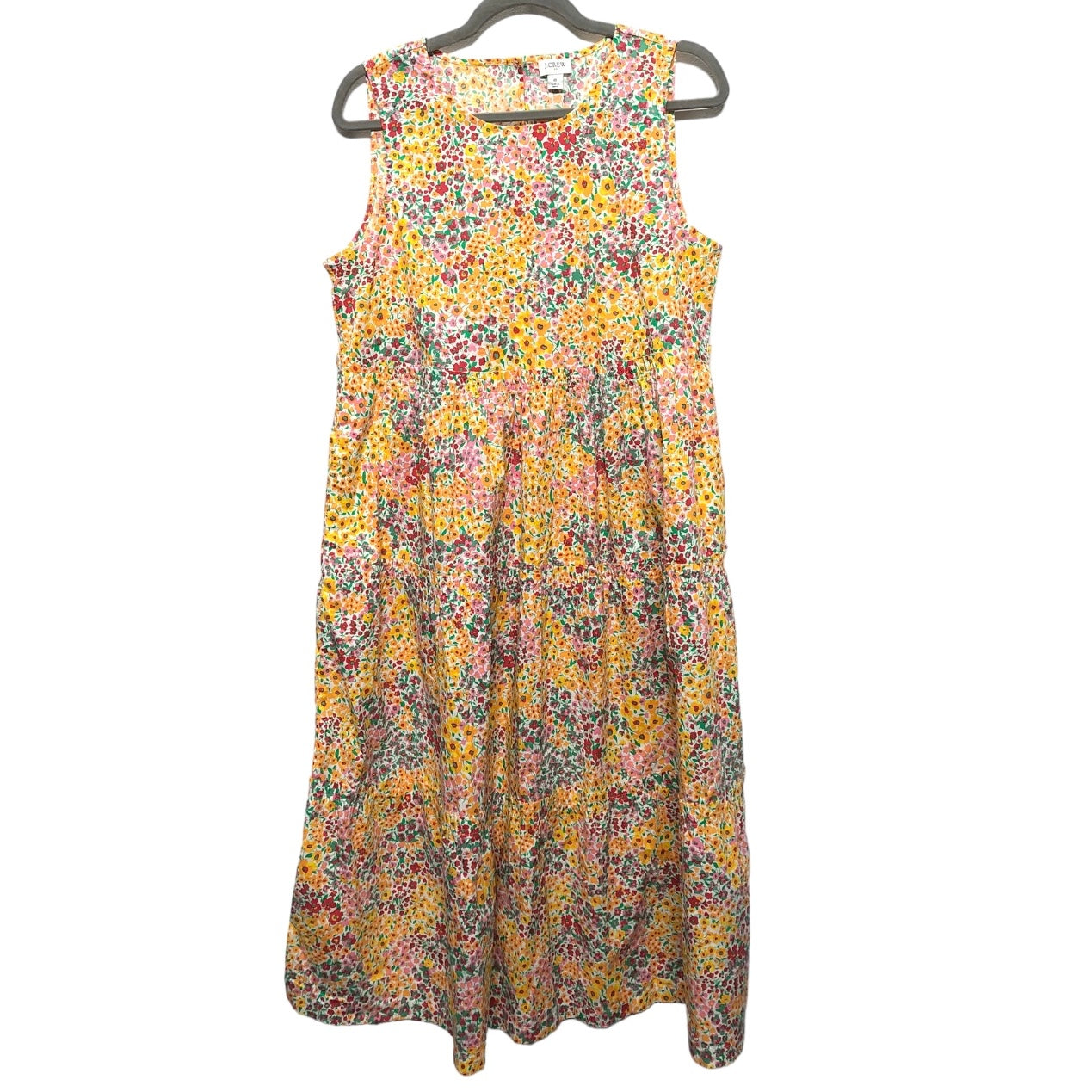 Dress Casual Midi By J. Crew In Floral Print, Size: 8