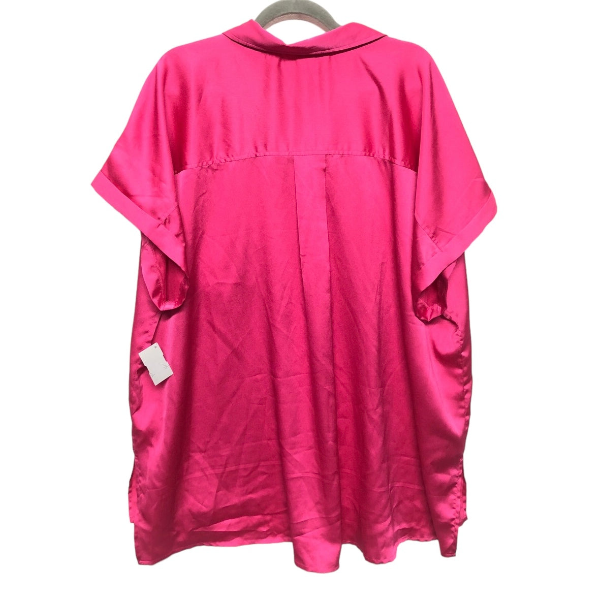 Top Short Sleeve By Entro In Pink, Size: 2x