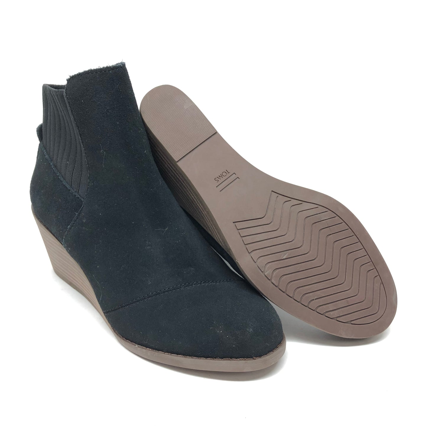 Boots Ankle Heels By Toms In Black, Size: 7