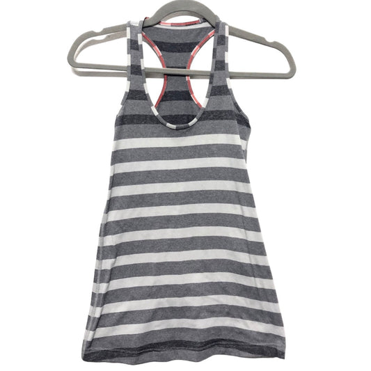 Athletic Tank Top By Lululemon In Grey, Size: 2